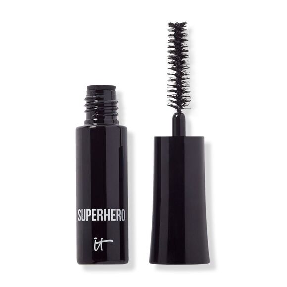$8❤️‍🔥 It Cosmetics Superhero Masacara Mini BLACK 👁️ NEW IN BOX - Picture 1 of 9